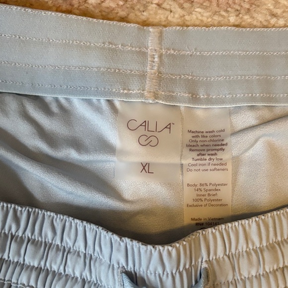 Calia High-Rise Step Up Athletic Shorts — Light Blue - Picture 3 of 7